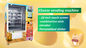 22-Zoll-Bildschirm Käse-Automat für Werbeträger-kontaktlose Zahlung