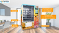 22-Zoll-Bildschirm Käse-Automat für Werbeträger-kontaktlose Zahlung